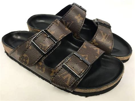 birkenstock donna louis vuitton|louis vuitton flat sandal.